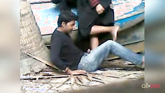 Young Paki dude hugs his hot XXX auntie getting ready for good sex