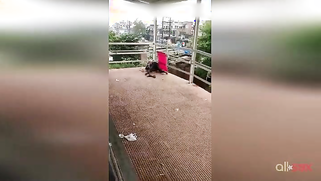 Hot amateur XXX vid of Paki hubby having sex with wife on the roof | XXX Video on AllSex.XXX