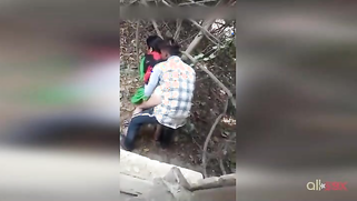 Paki voyeur ruins XXX orgasm of man having outdoor sex with auntie | XXX Video on AllSex.XXX