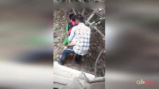 Paki voyeur ruins XXX orgasm of man having outdoor sex with auntie | XXX Video on AllSex.XXX