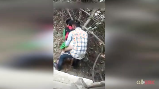 Paki voyeur ruins XXX orgasm of man having outdoor sex with auntie | XXX Video on AllSex.XXX