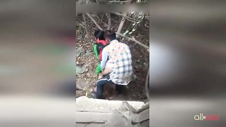 Paki voyeur ruins XXX orgasm of man having outdoor sex with auntie | XXX Video on AllSex.XXX