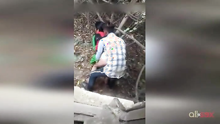 Paki voyeur ruins XXX orgasm of man having outdoor sex with auntie | XXX Video on AllSex.XXX