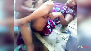 Skinny guy has fast outdoor sex with XXX Paki auntie on the table | XXX Video on AllSex.XXX