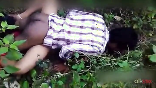 Hairy Paki XXX pussy takes stepson's cock during sex in the woods | XXX Video on AllSex.XXX