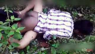 Hairy Paki XXX pussy takes stepson's cock during sex in the woods | XXX Video on AllSex.XXX