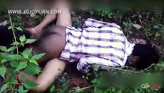 Hairy Paki XXX pussy takes stepson's cock during sex in the woods | XXX Video on AllSex.XXX