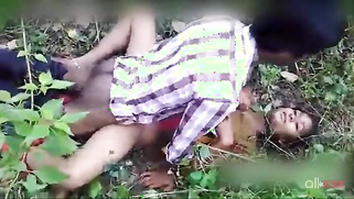 Hairy Paki XXX pussy takes stepson's cock during sex in the woods | XXX Video on AllSex.XXX