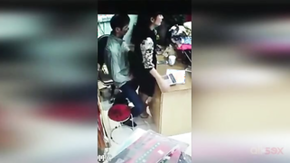 Mature Paki husband having sex with his dressed XXX wifey at work