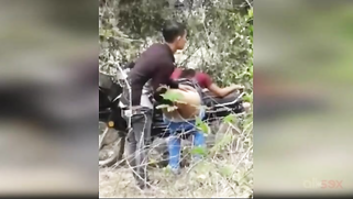 Horny Paki uncle enjoys oral sex with young XXX girl in the woods