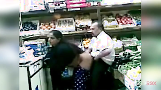 Paki brunette XXX pays greedy uncle with sex for fruit in the shop | XXX Video on AllSex.XXX