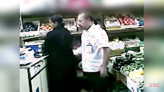 Paki brunette XXX pays greedy uncle with sex for fruit in the shop | XXX Video on AllSex.XXX