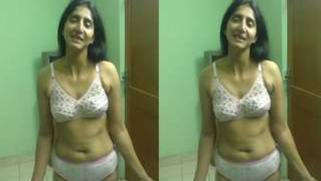 Mature Paki auntie XXX strips before having sex with younger male | XXX Video on AllSex.XXX