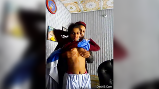 Kinky Paki stepdad wants sex and XXX touches his daughter's cunt