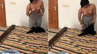 Lustful hubby makes XXX video of his Paki wife dressing after sex | XXX Video on AllSex.XXX