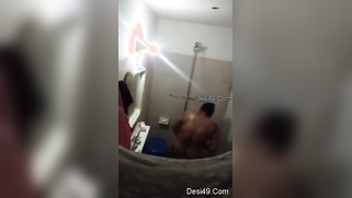 Kinky Paki son peeps on nude sex-starved XXX stepmom in the shower