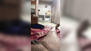 Cute Paki XXX fatty comes back from the bathroom after having sex