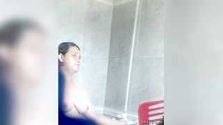 Voyeur installs XXX cam to peep on Paki auntie washing before sex | XXX Video on AllSex.XXX