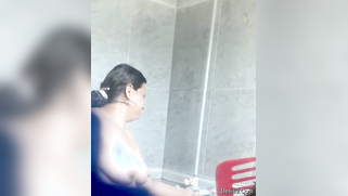 Voyeur installs XXX cam to peep on Paki auntie washing before sex | XXX Video on AllSex.XXX