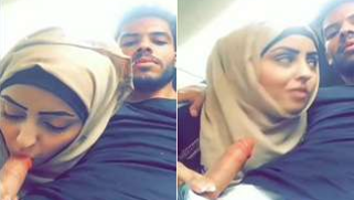 Good Paki wife XXX pleasing horny hubby with oral sex in the car