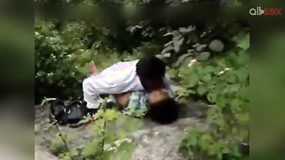 Man bonks Indian MILF's cherry being filmed by voyeur in the forest | XXX Video on AllSex.XXX