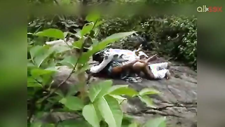 Man bonks Indian MILF's cherry being filmed by voyeur in the forest | XXX Video on AllSex.XXX