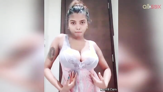 Chubby Desi Indian slut loves dirty sexy dancing on selfie cam | XXX Video on AllSex.XXX