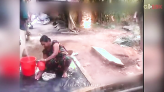 Indian MILF sits outdoors and washes erogenous zones flashing boobs | XXX Video on AllSex.XXX