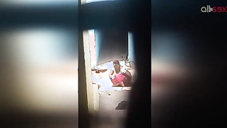 Guy watches Desi MILF performing sex show washing herself outdoors | XXX Video on AllSex.XXX