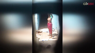 Guy watches Desi MILF performing sex show washing herself outdoors | XXX Video on AllSex.XXX