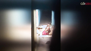 Guy watches Desi MILF performing sex show washing herself outdoors | XXX Video on AllSex.XXX