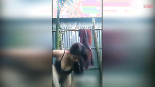 Indian chick changes on camera showing off beautiful natural breasts | XXX Video on AllSex.XXX