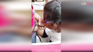 Desi wealthy store owner sucks salesman's dick for cash XXX dirty money | XXX Video on AllSex.XXX