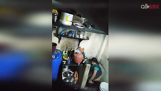 Guy spies on Indian girlfriend and films her in the toilet on camera | XXX Video on AllSex.XXX