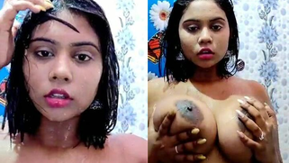 Big Tits Bangladeshi girl striptease show on selfie XXX cam in bathroom | XXX Video on AllSex.XXX