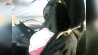 Indian MILF in red bra with hijab exposes natural boobies in the car | XXX Video on AllSex.XXX