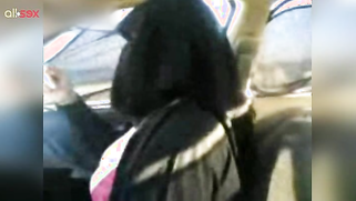 Indian MILF in red bra with hijab exposes natural boobies in the car | XXX Video on AllSex.XXX