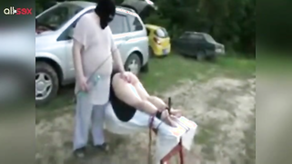Public punishment, cashing, arab hijab wife for XXX cheating | XXX Video on AllSex.XXX
