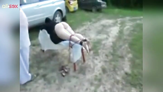 Public punishment, cashing, arab hijab wife for XXX cheating | XXX Video on AllSex.XXX