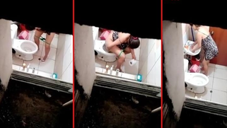 Sexy arab wife takes a piss - spy XXX video from a hotel toilet | XXX Video on AllSex.XXX