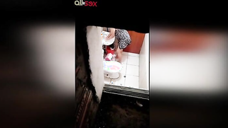 Sexy arab wife takes a piss - spy XXX video from a hotel toilet | XXX Video on AllSex.XXX