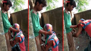 Desi aunty blowjob to her nephew! Caught on cam and leaked on the net | XXX Video on AllSex.XXX