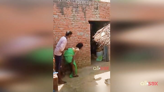 Desi slut in the green sari gets it on with another client on camera | XXX Video on AllSex.XXX