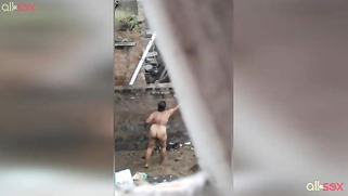 Fatty Desi housewife changes but neighbor manages to film her naked | XXX Video on AllSex.XXX