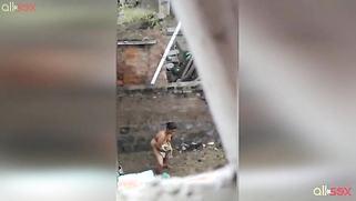 Fatty Desi housewife changes but neighbor manages to film her naked | XXX Video on AllSex.XXX