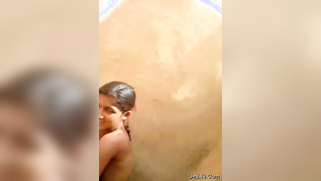 Man films sexy Indian girlfriend with pigtail sitting naked outdoors | XXX Video on AllSex.XXX