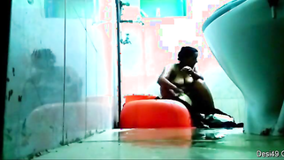 Boy set camera in bathroom to watch Desi slut showing off her boobs | XXX Video on AllSex.XXX