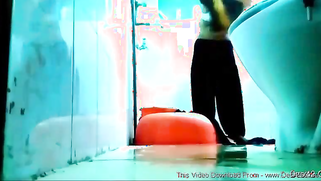 Boy set camera in bathroom to watch Desi slut showing off her boobs | XXX Video on AllSex.XXX