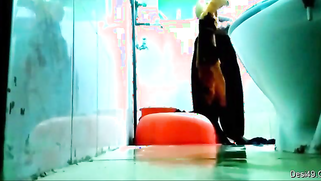 Boy set camera in bathroom to watch Desi slut showing off her boobs | XXX Video on AllSex.XXX