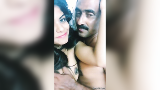 Mustachioed guy nicely teases viewers kissing and pawing Indian GF | XXX Video on AllSex.XXX